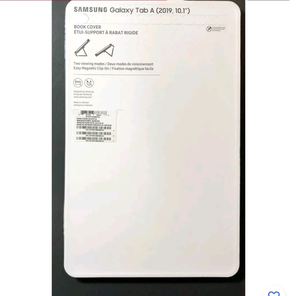 Samsung Book Cover for Galaxy Tab A 2019 10.1in [ Black Edition ] NEW - Picture 2 of 6